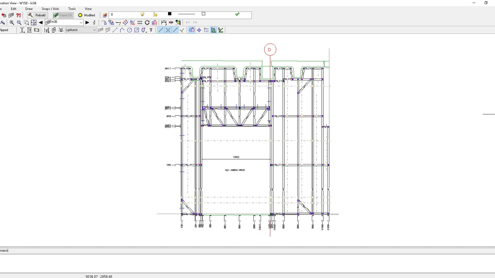 How FRAMECAD software integrates with 3D scanning, optimising internal wall construction 10