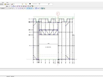 How FRAMECAD software integrates with 3D scanning, optimising internal wall construction 10